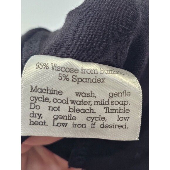 Yala Women's XL Haley Bamboo Pajama Tunic Top Crossover Front 3/4 Sleeve GUC - Picture 10 of 10